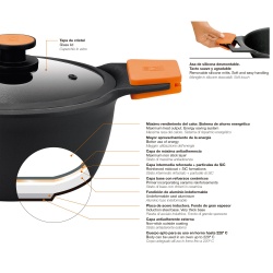 cacerola alta 20 cm efficient plus