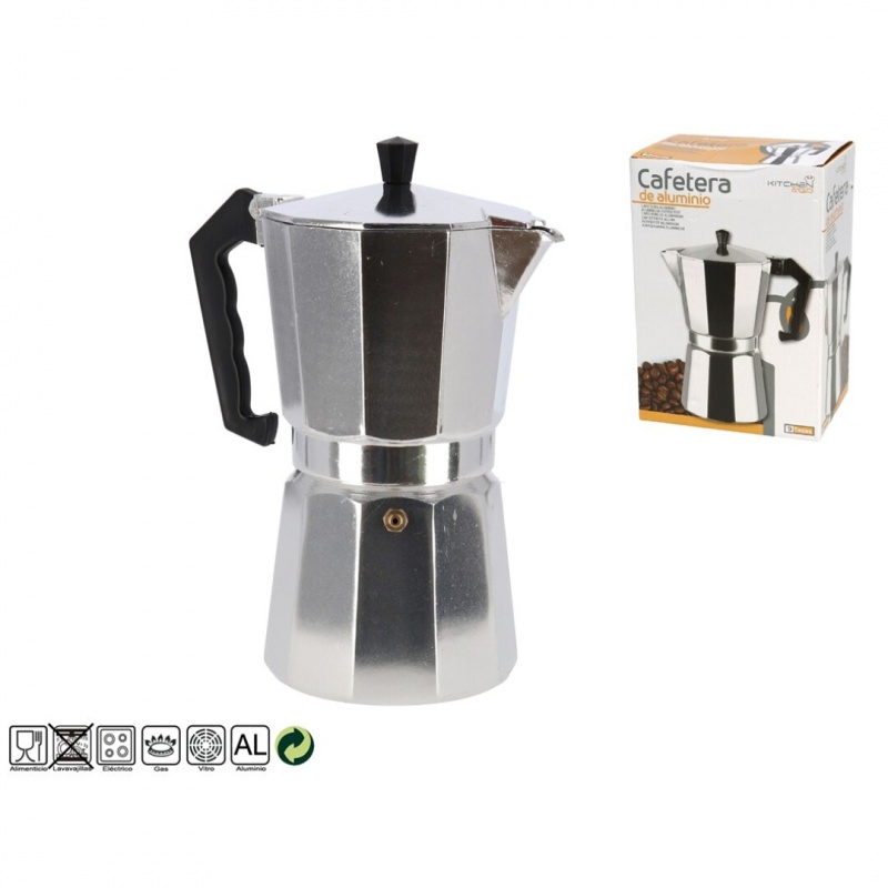 cafetera aluminio 9 tazas
