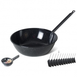 sarten honda esmaltada 30 cm