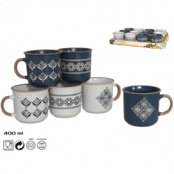 jarra mug  gres 400 ml