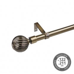 barra cortina metal bronce  122-211