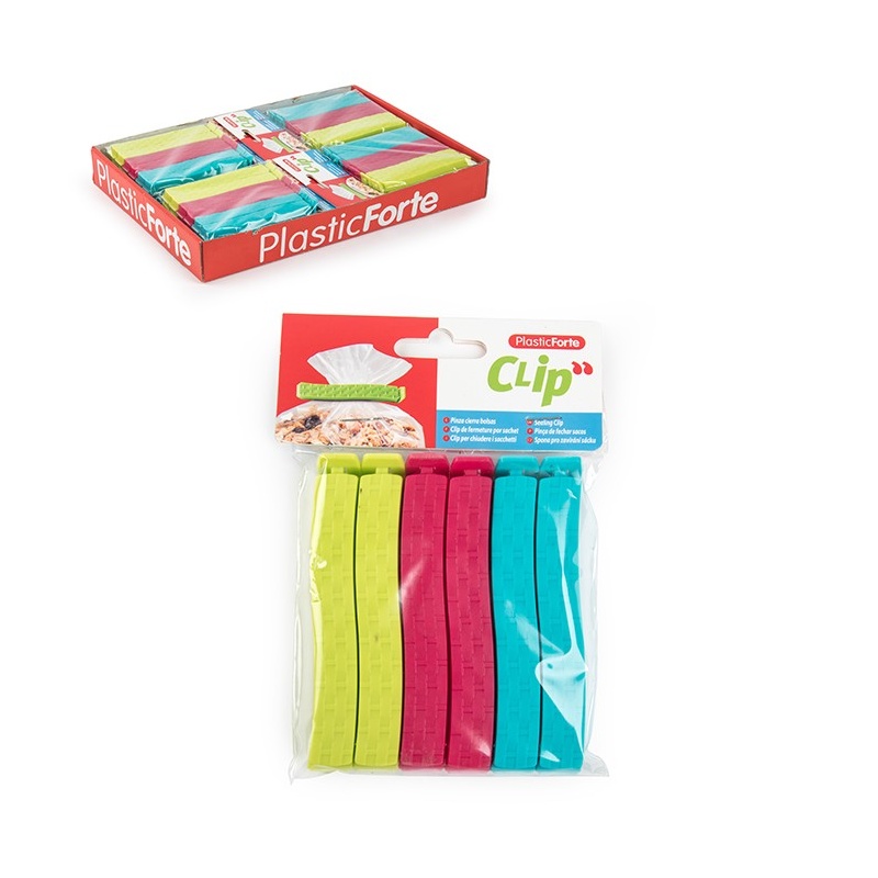 pinza cierra bolsa x12