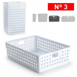 cesta  20x29 cm  blanco