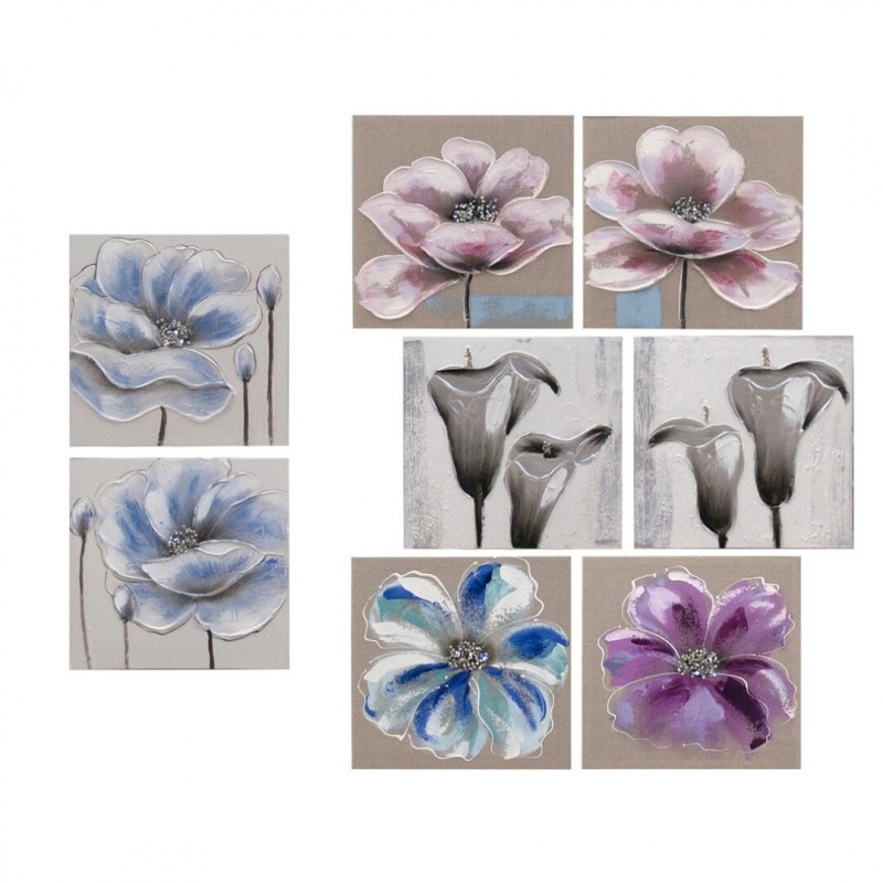 cuadro pintado a mano 40x40x3