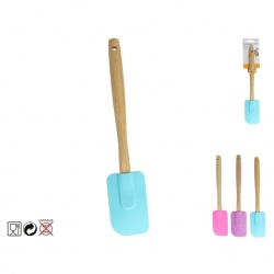 espatula madera silicona