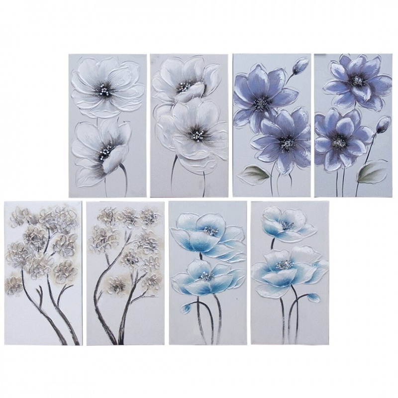 cuadro pintado a mano 30x60x3