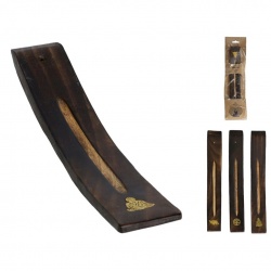 portaincienso madera 25x3.5 cm