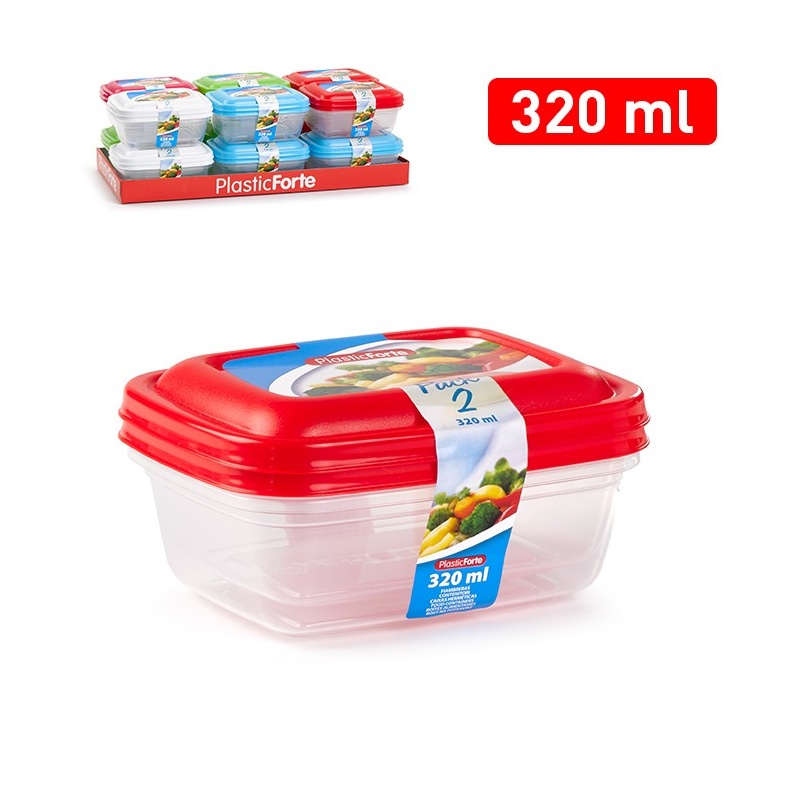 set 2 fiambreras 320 ml