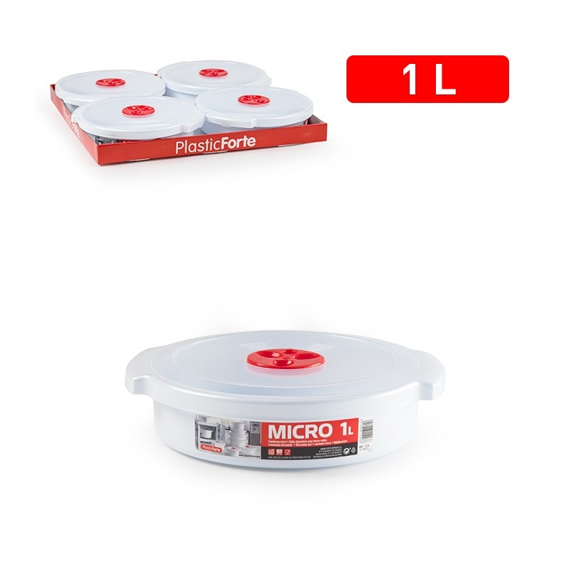 fiambrera  microondas 1 L