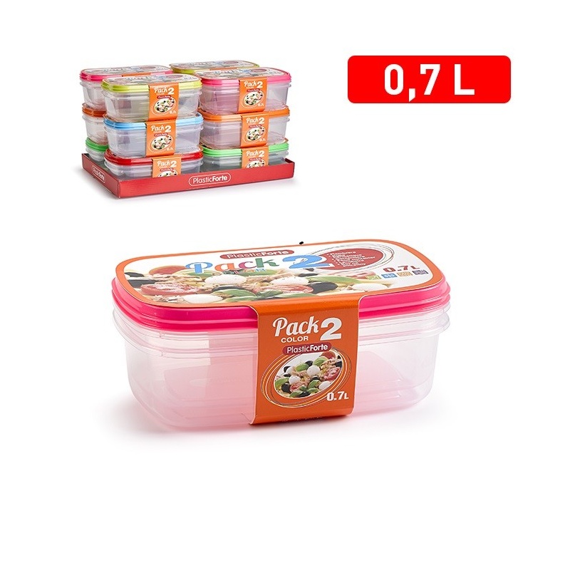 pack 2 fiambreras 700 ml