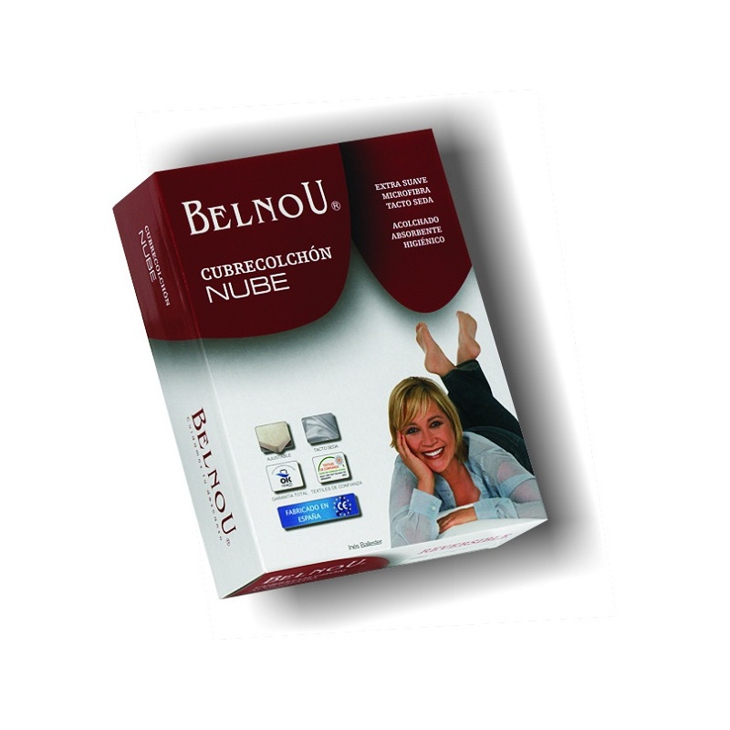 cubre colchon nube 150 reversible belnou