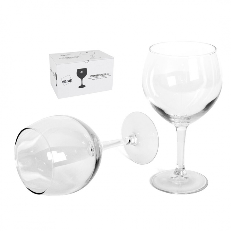 set de 6 copas combinado 62 cl