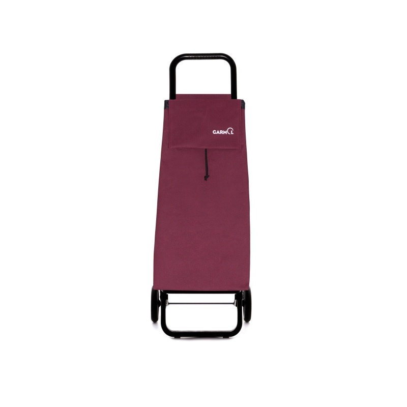 carro compra garmol g5 poliester burdeos 4 ruedas